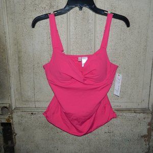 Anne Cole Twist Tankini Swim Top Size 36B/34C NWT  (GG-4)
